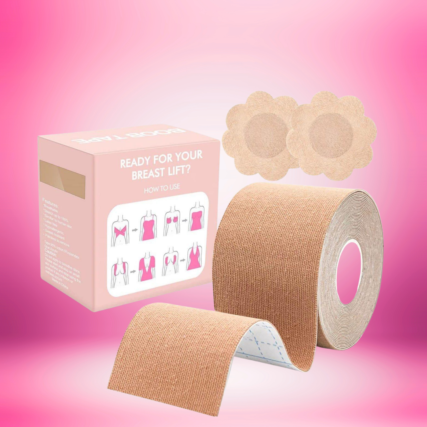 LiftUp™ Boob Tape – Invisible Breast Lift Tape