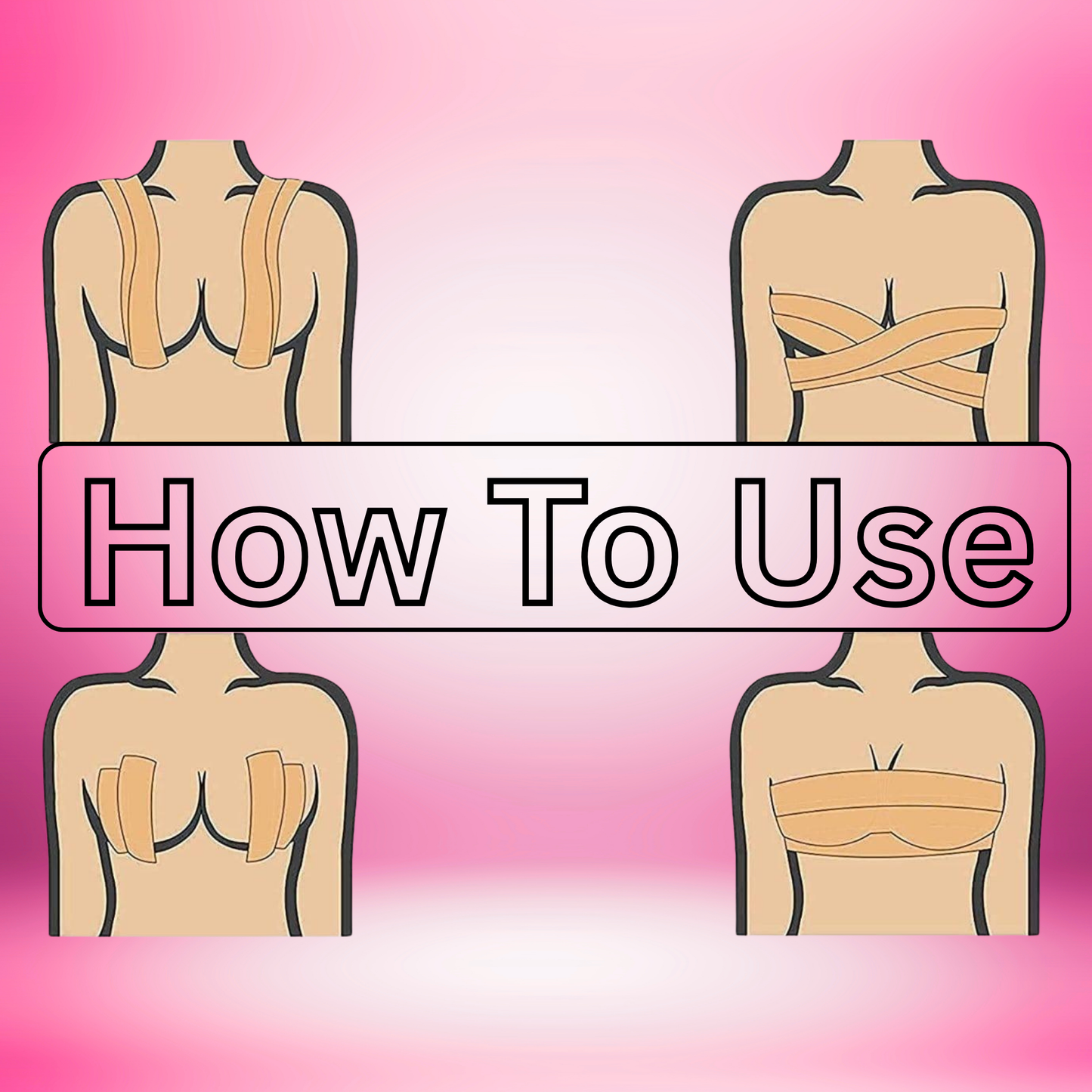 LiftUp™ Boob Tape – Invisible Breast Lift Tape