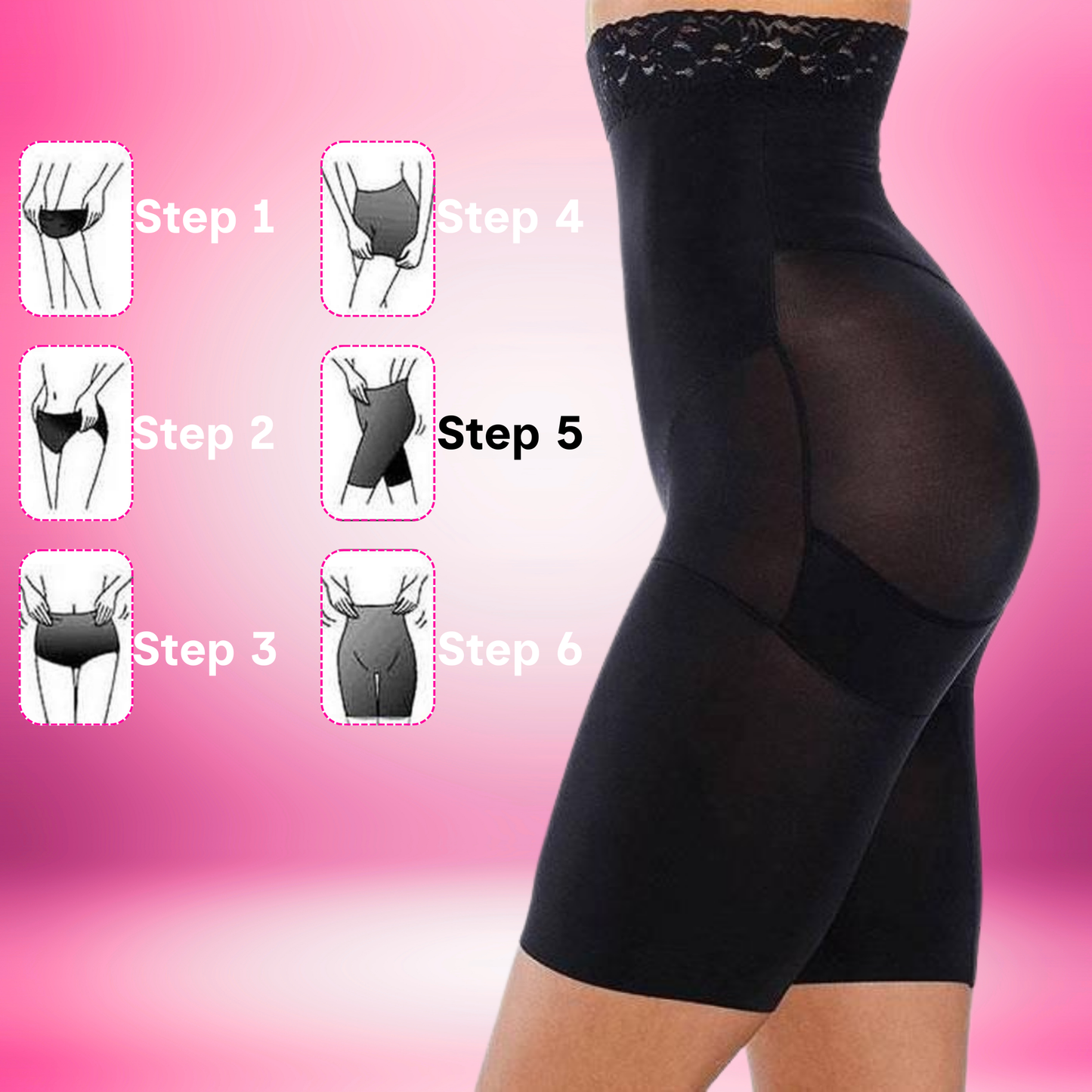 4-in-1 QuickSlim™ Shaper – Tummy, Thighs, Hips & Waist Control